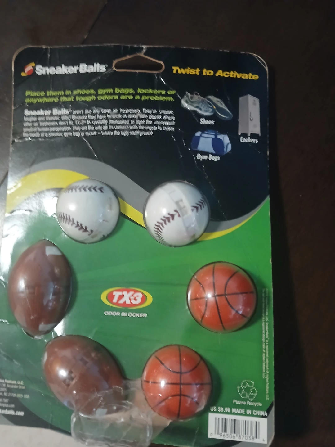 SneakerBalls Shoe Freshener - TX3 Odor Blocker - photo 2