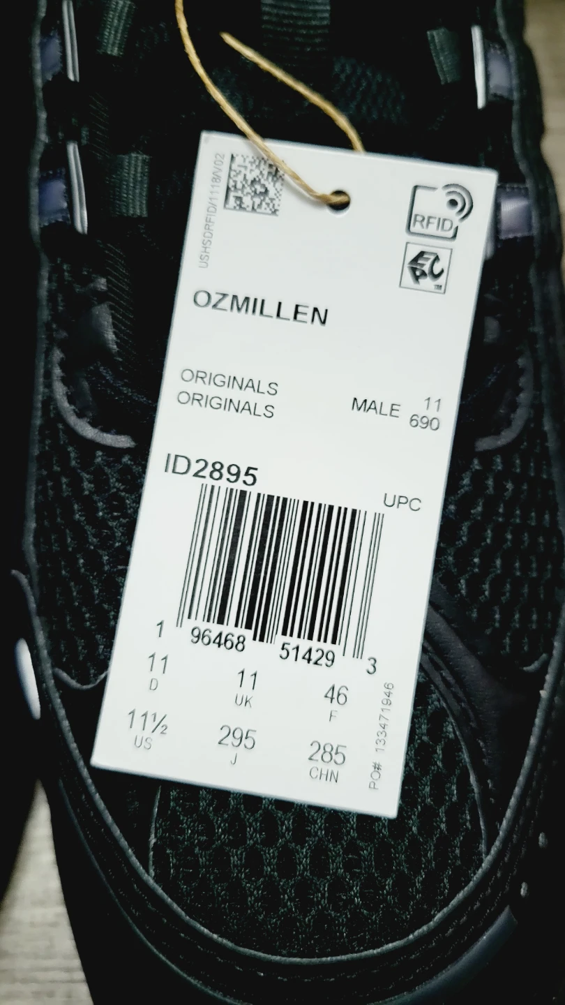 Adidas OZWEEGO OZmilleen Men's Running Shoes Black Size 11.5 - photo 3