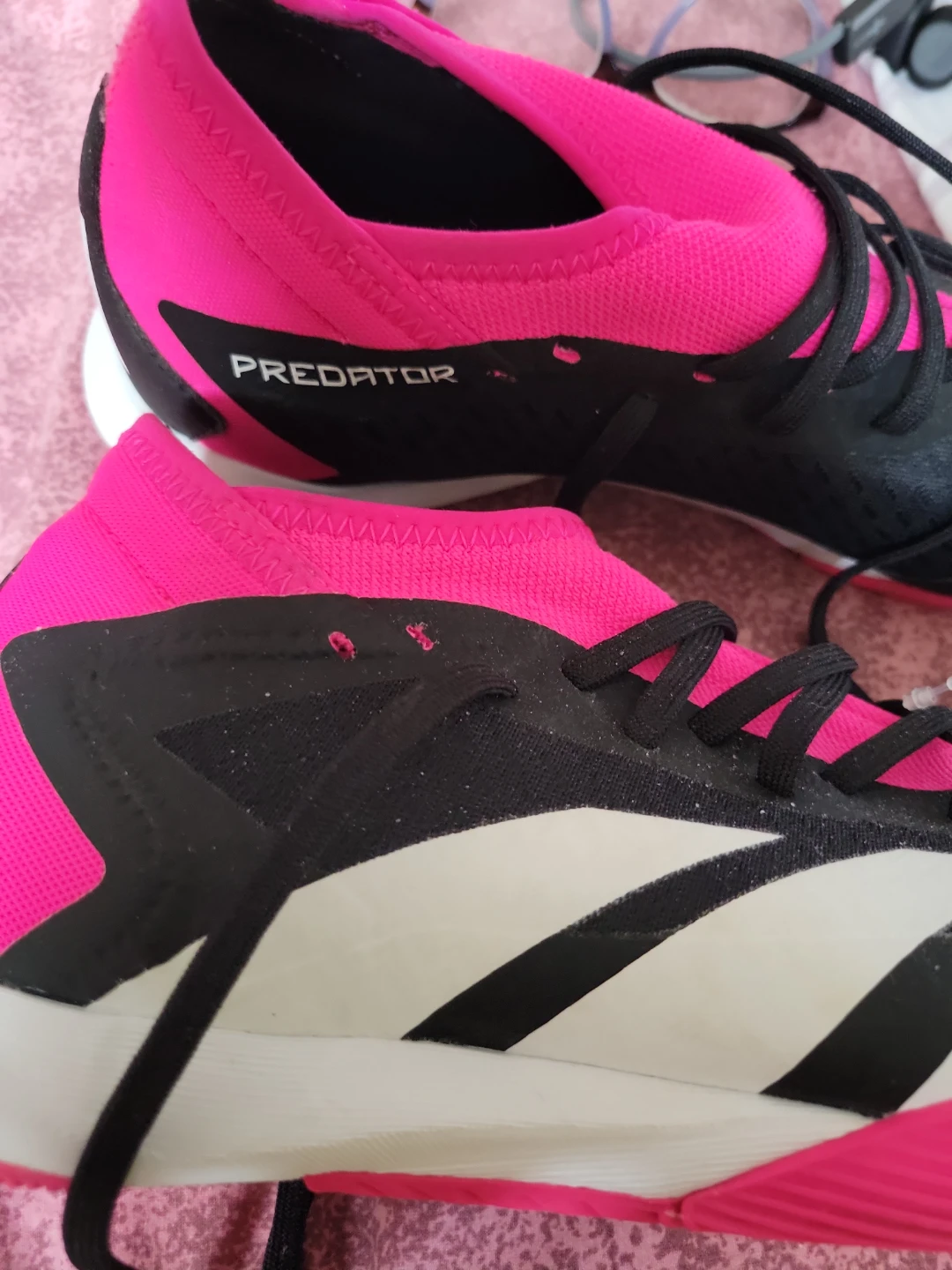 Adidas Predator Soccer Cleats Pink/Black 🥕