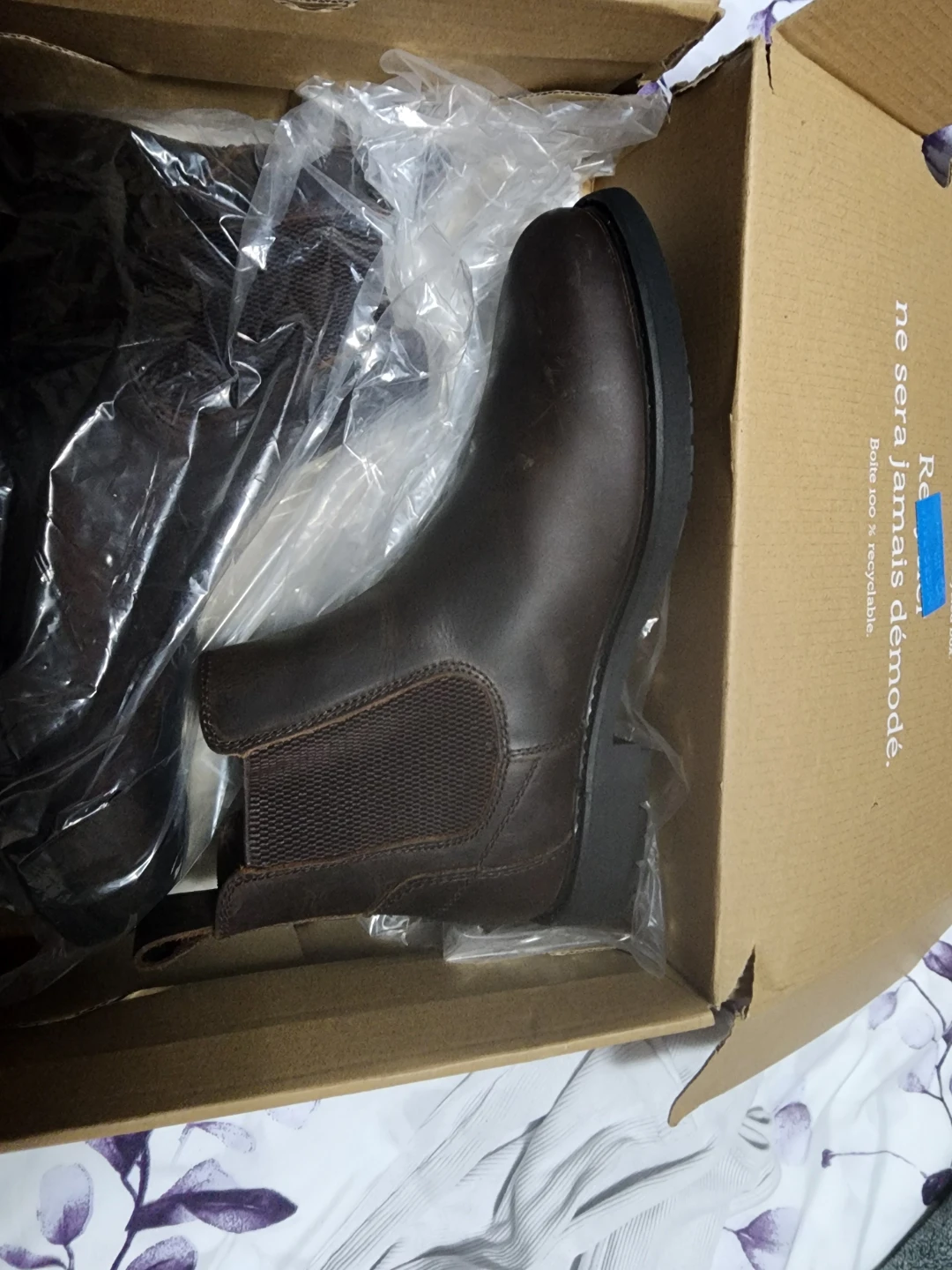Brown Leather Chelsea Boots