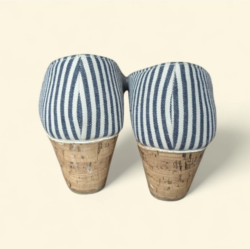 George Women's Striped Wedge Shoes - photo 4