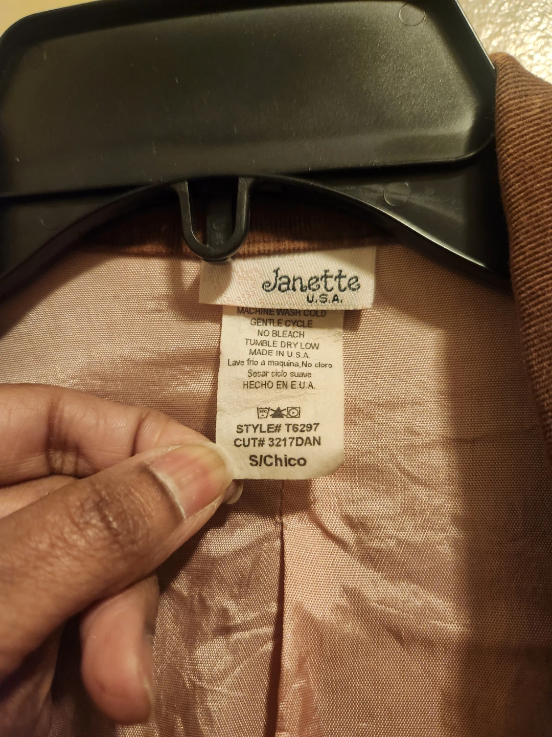 Janette Brown Corduroy Blazer - Size S/Chico - photo 5