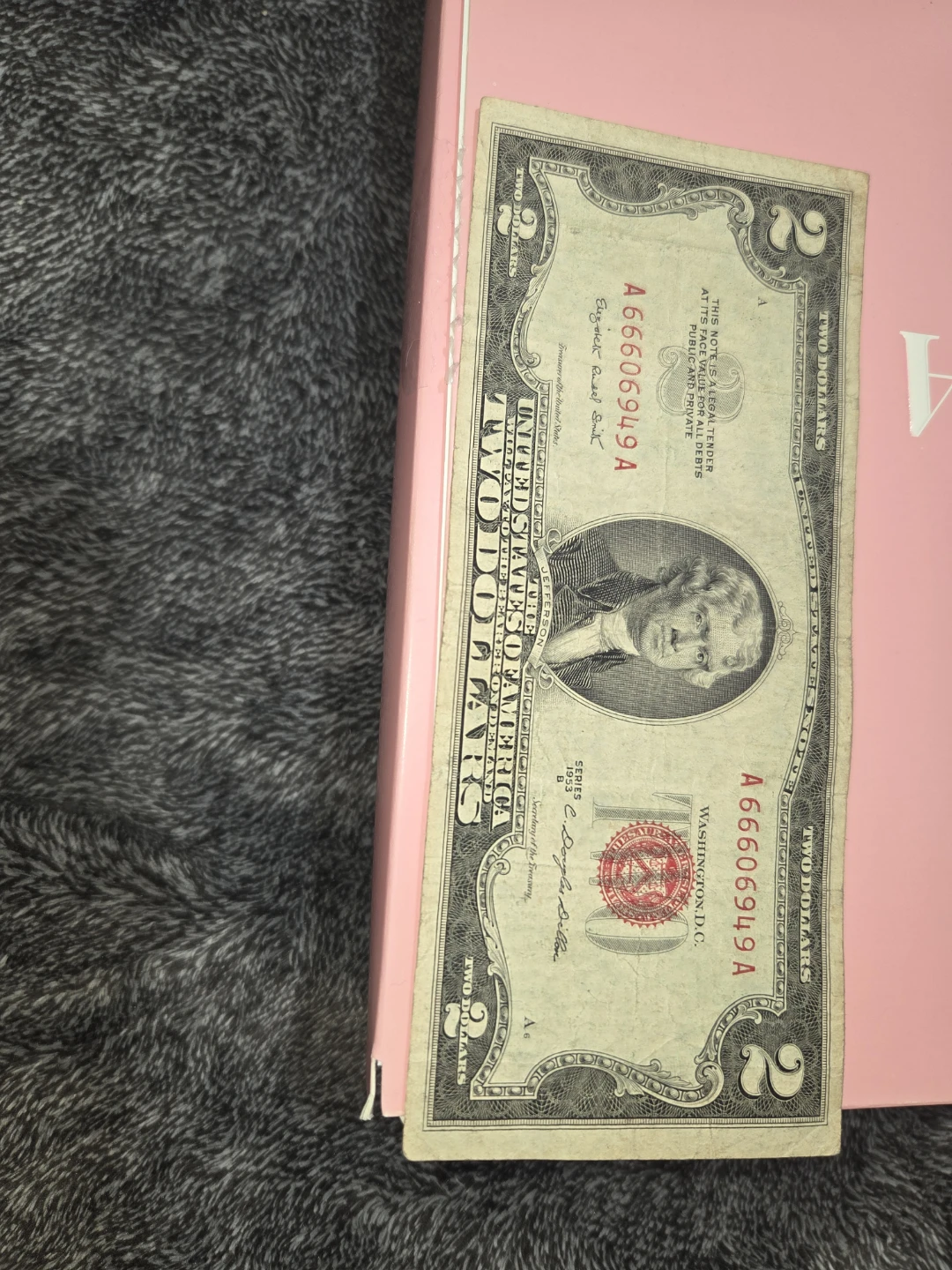 1953 Two Dollar Bill - US Currency