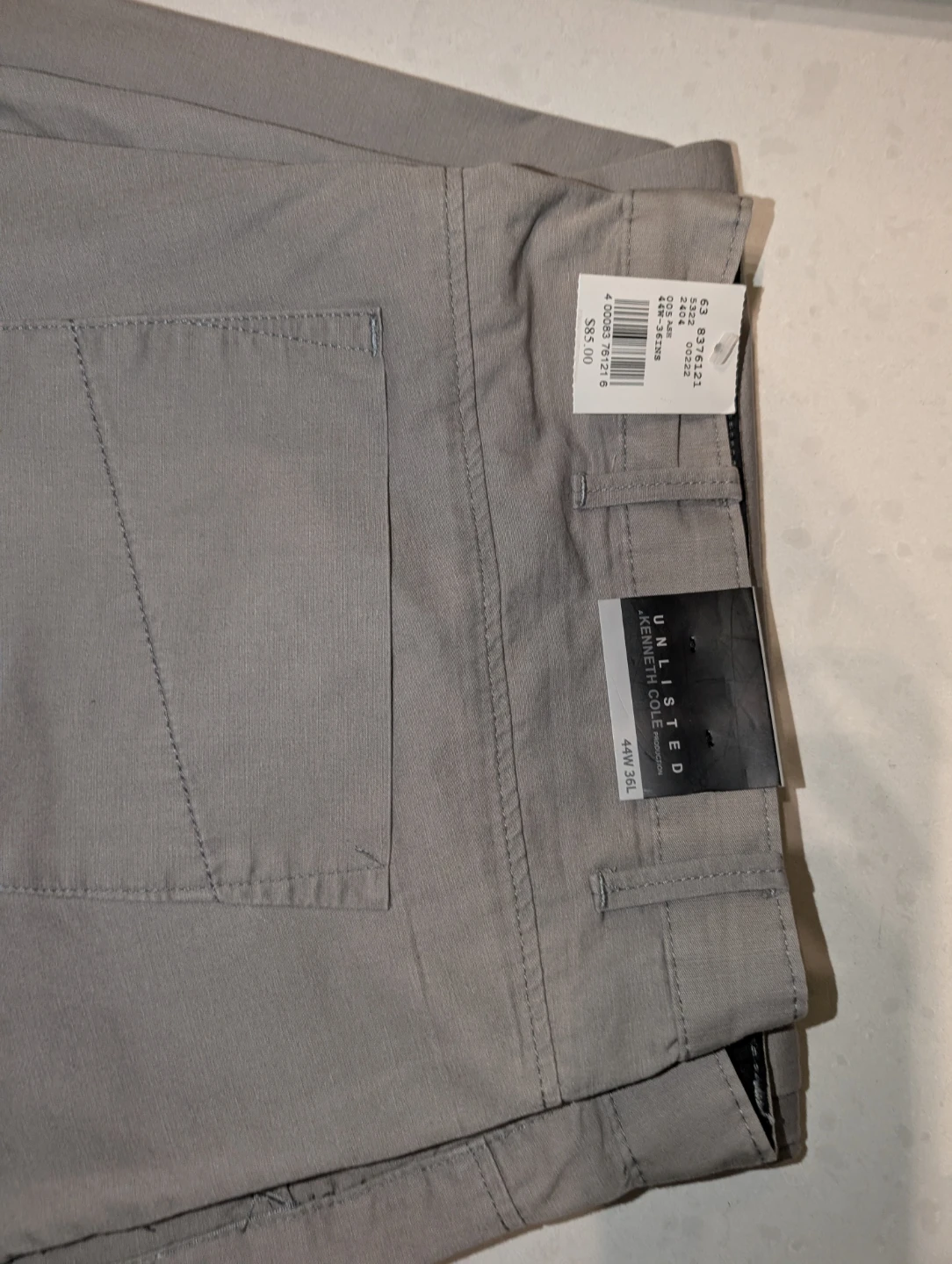 Six pairs of men's pants