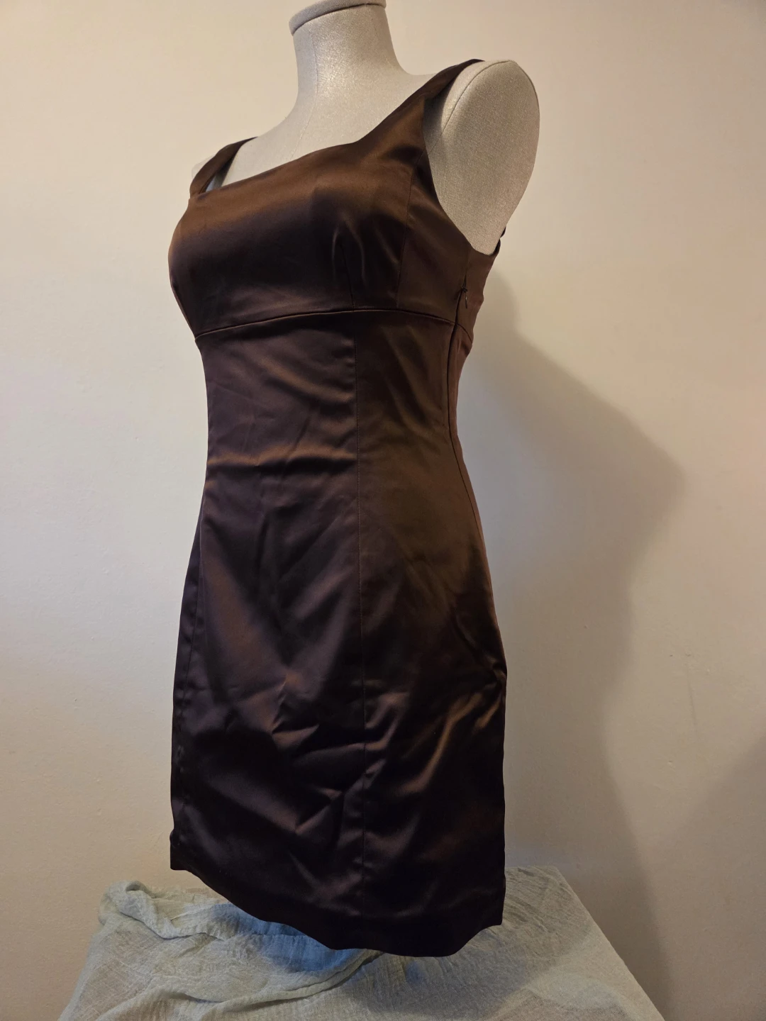 Wilfred Brown Mini Satin Dress Size 6