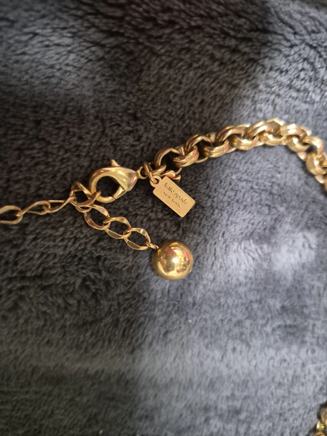 Kate Spade New York Gold-Tone Teal Teardrop Necklace - photo 2
