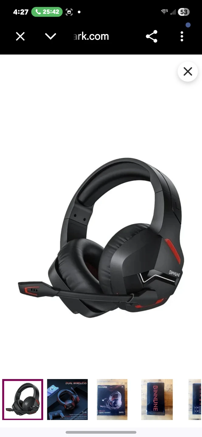BINHUNE Dual Wireless Gaming Headset