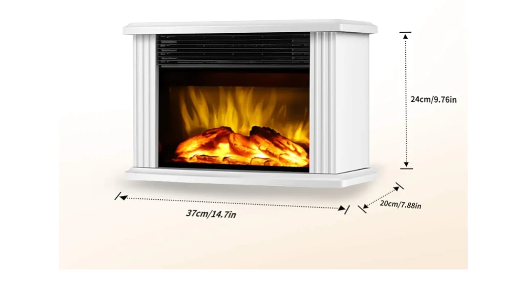 White Electric Fireplace - photo 2