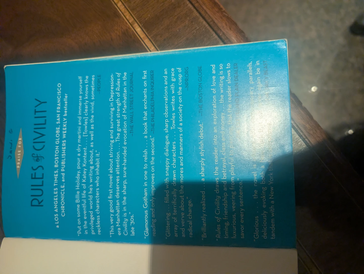 Rules of Civility by Amor Towles - A Novel - photo 2