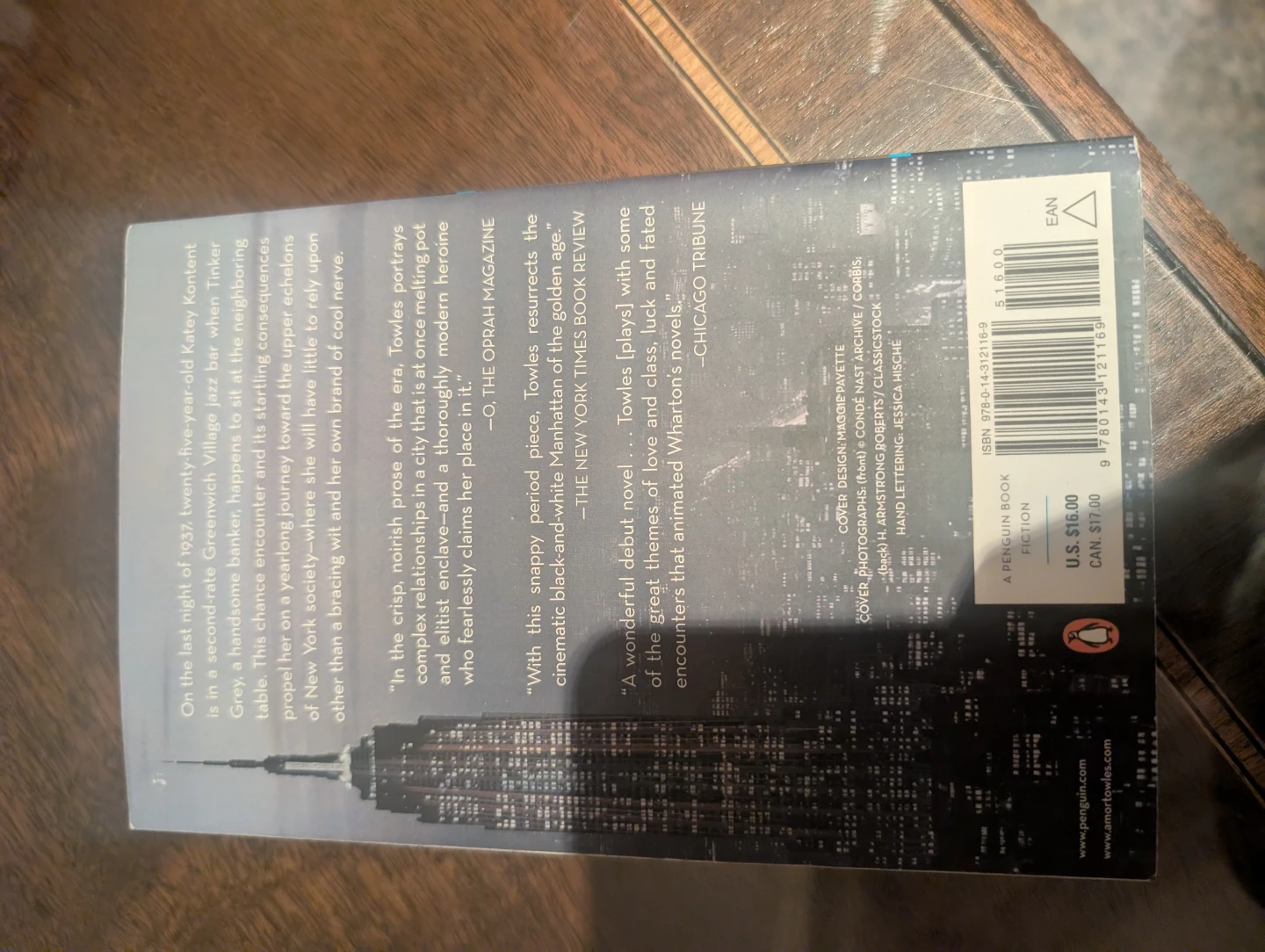 Rules of Civility by Amor Towles - A Novel - photo 3