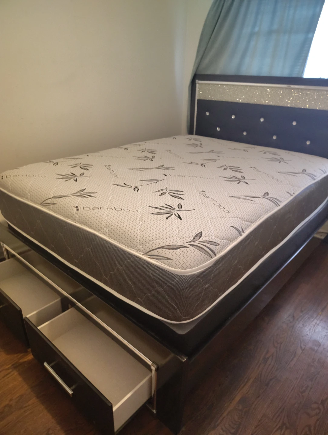 Bamboo Mattress with Storage Bed Frame