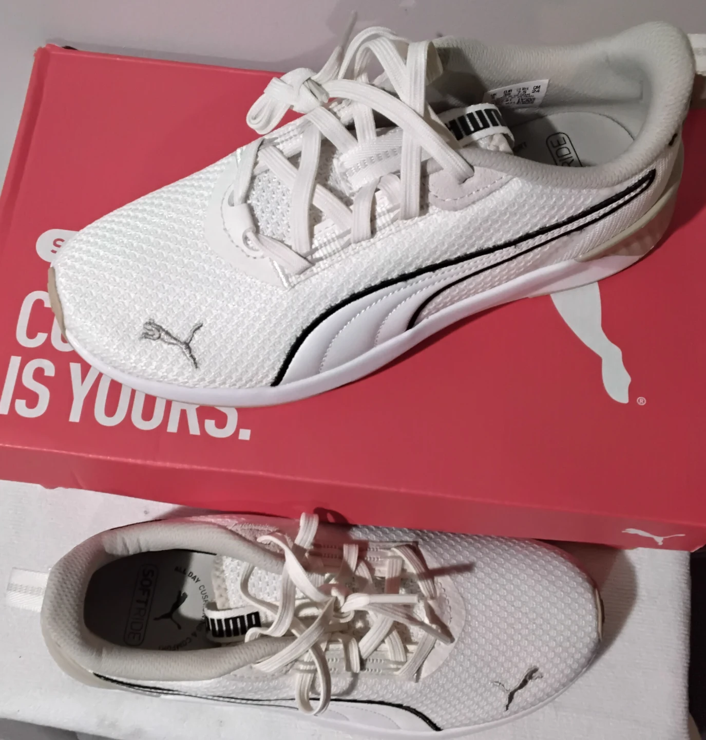 Puma White Athletic Shoes - photo 2