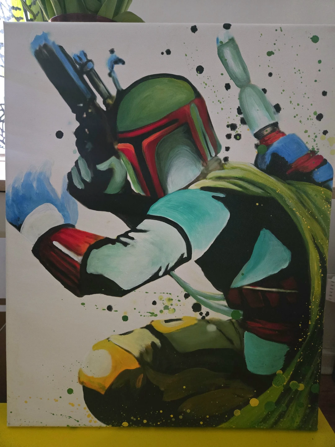 Star Wars Boba Fett ORIGINAL Painting