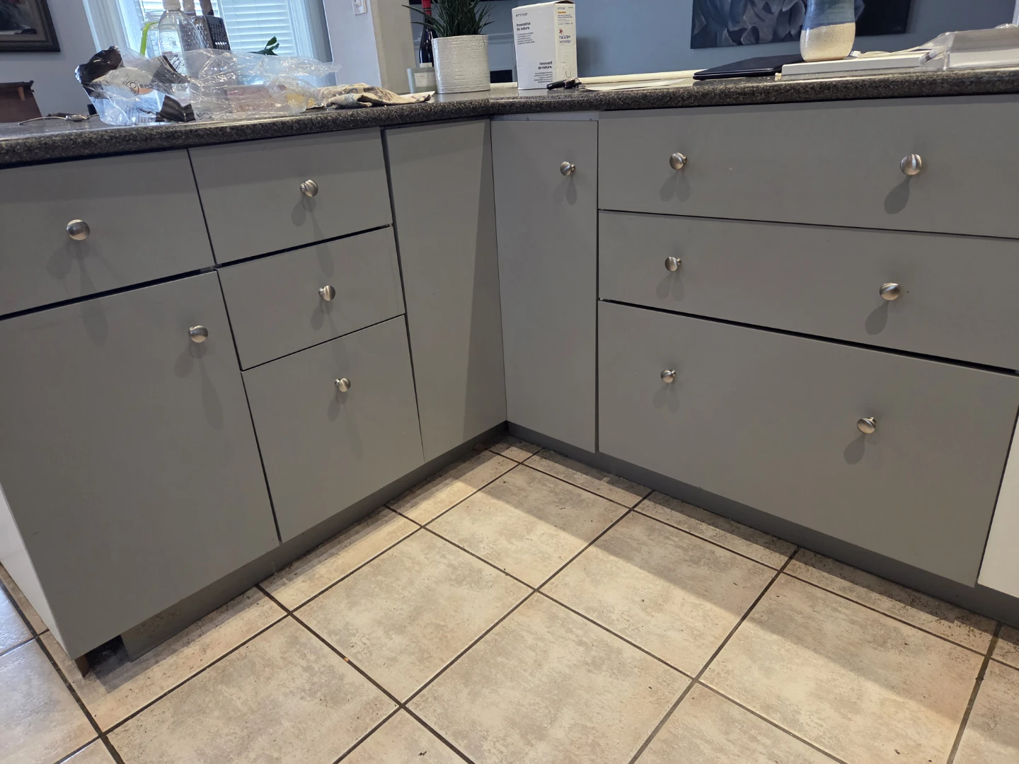 Grey Kitchen Cabinets