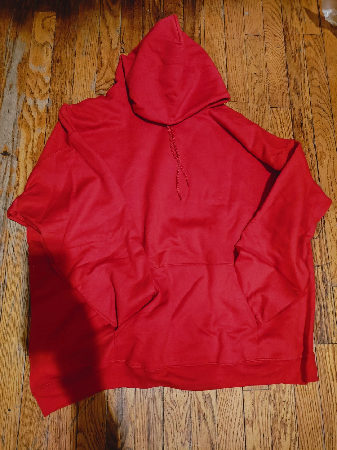 🥕 Hanes EcoSmart Red Hoodie - Size 2XL