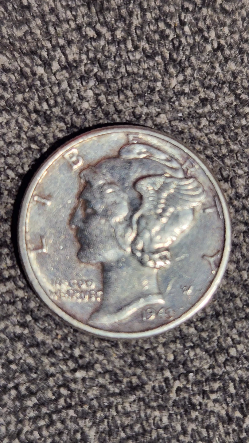 1943 Mercury Dime - photo 2