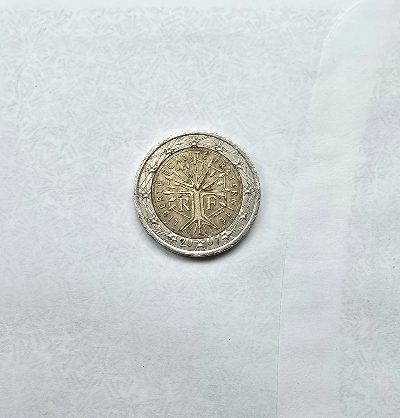 RARE 2 Euro Coin France 2012 Tree of Life