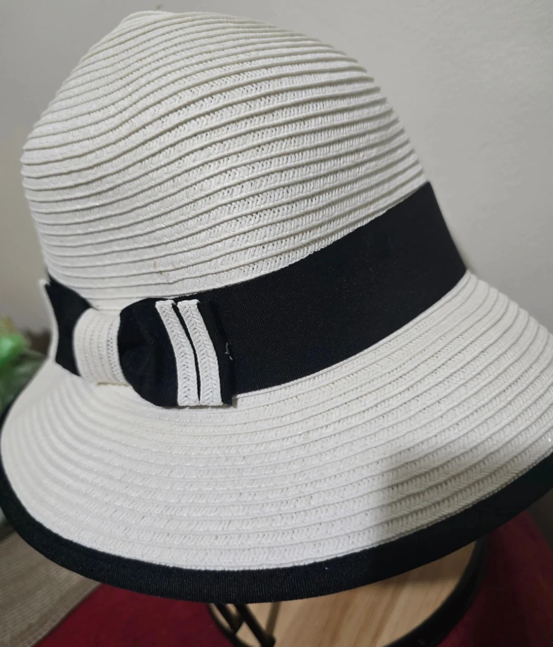 Scala Women's White Sun hat polka Dot interior - photo 2