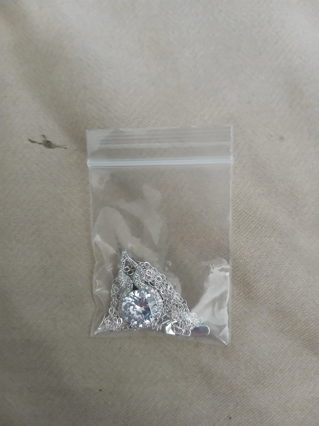 925 Silver And 3 Carat Moissanite Necklace - photo 2