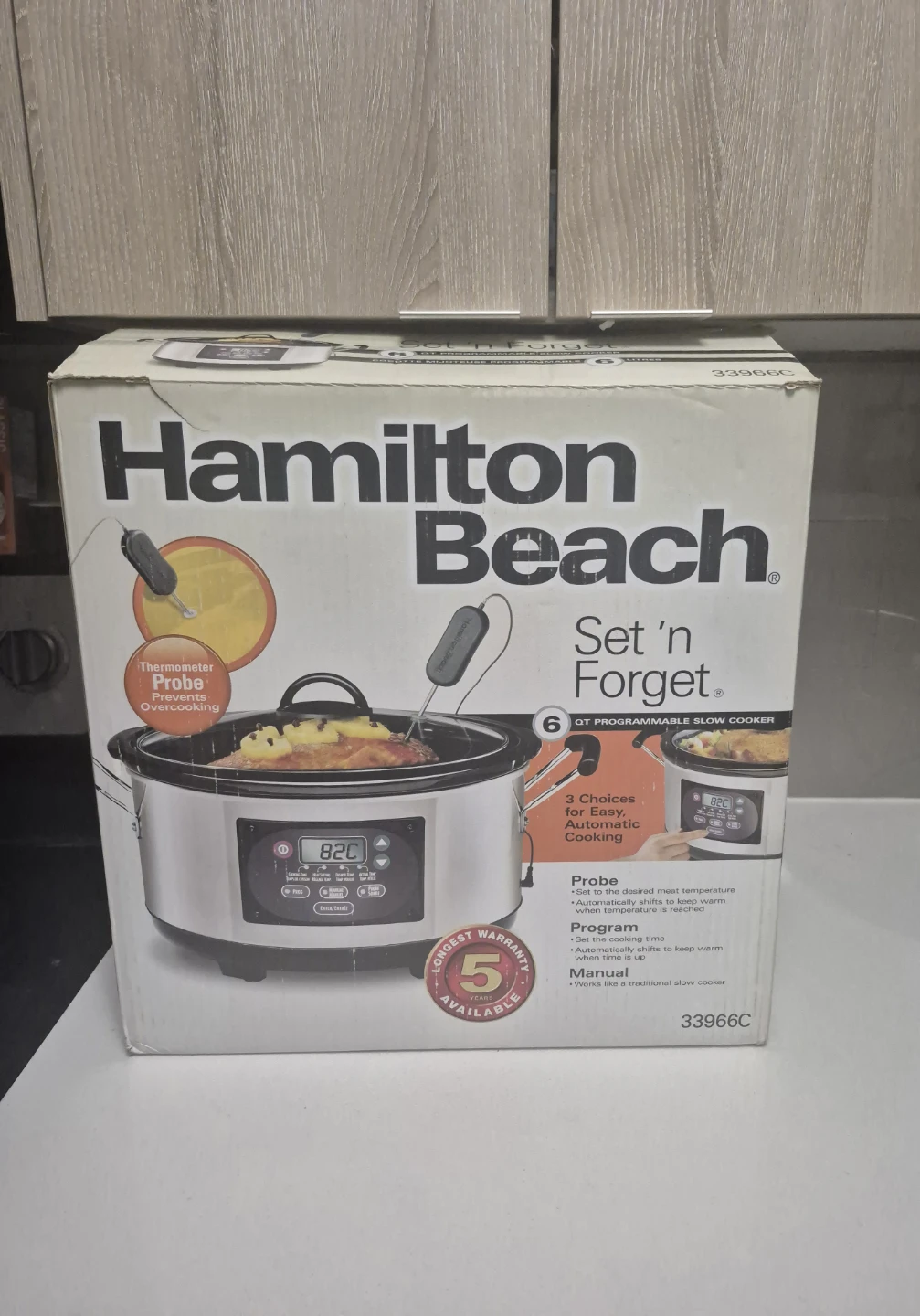 Hamilton Beach Set 'n Forget Slow Cooker 6 Qt