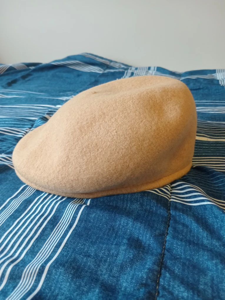 brand new kangol wool flat cap size medium to large - photo 2