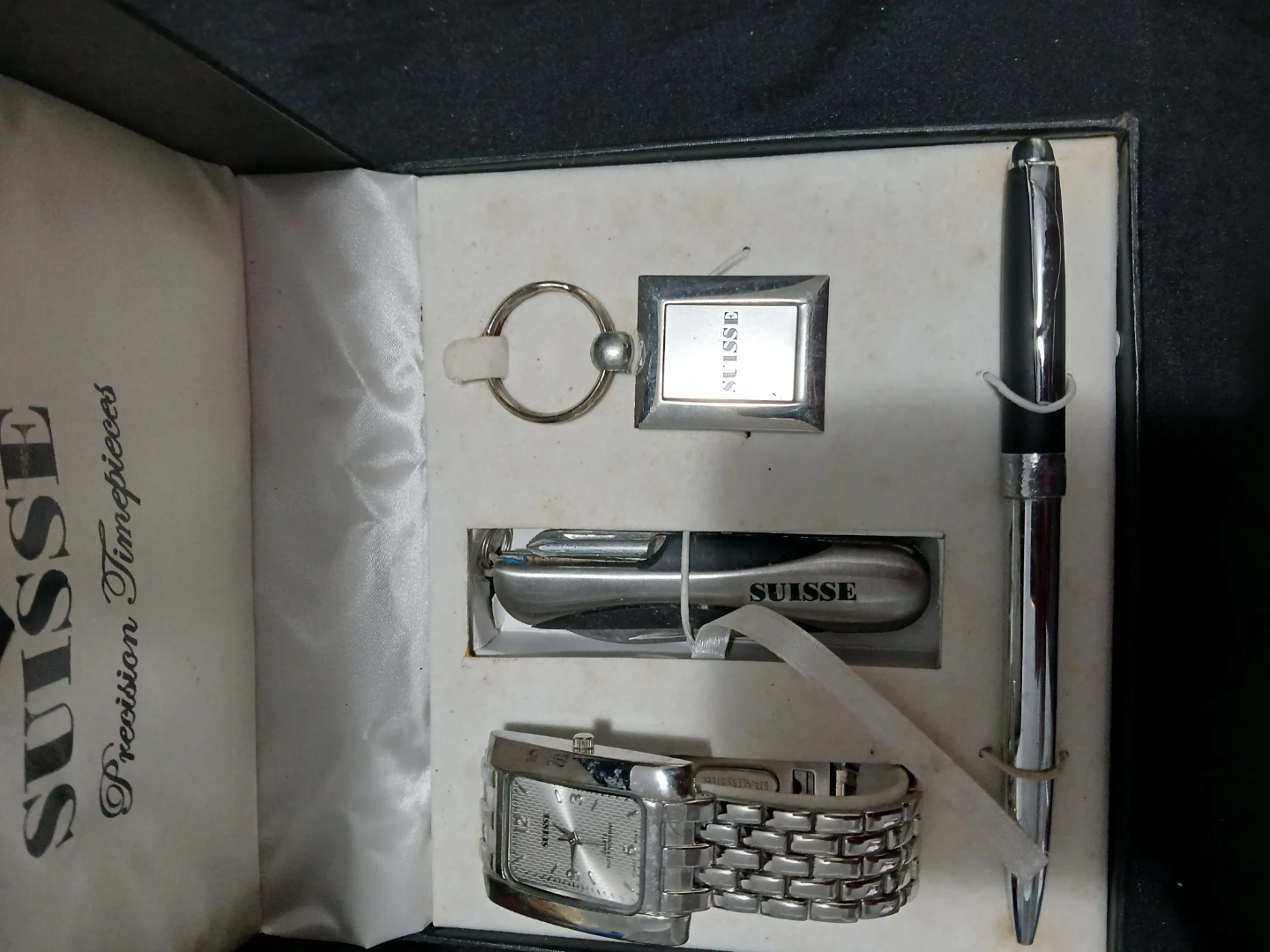 SUISSE Precision Timepieces Gift Set - Watch, Pen