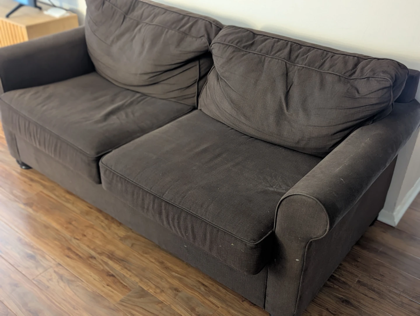Brown Sofa Bed - photo 2