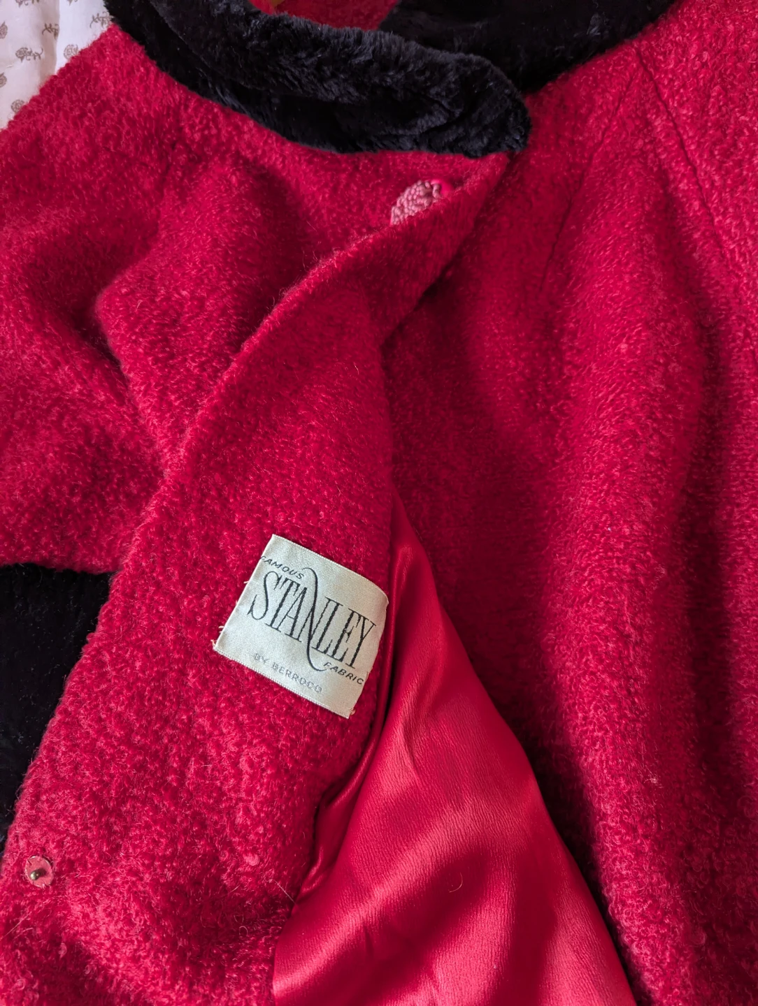 Vintage 60s red and fur winter cape 🥕 - photo 5