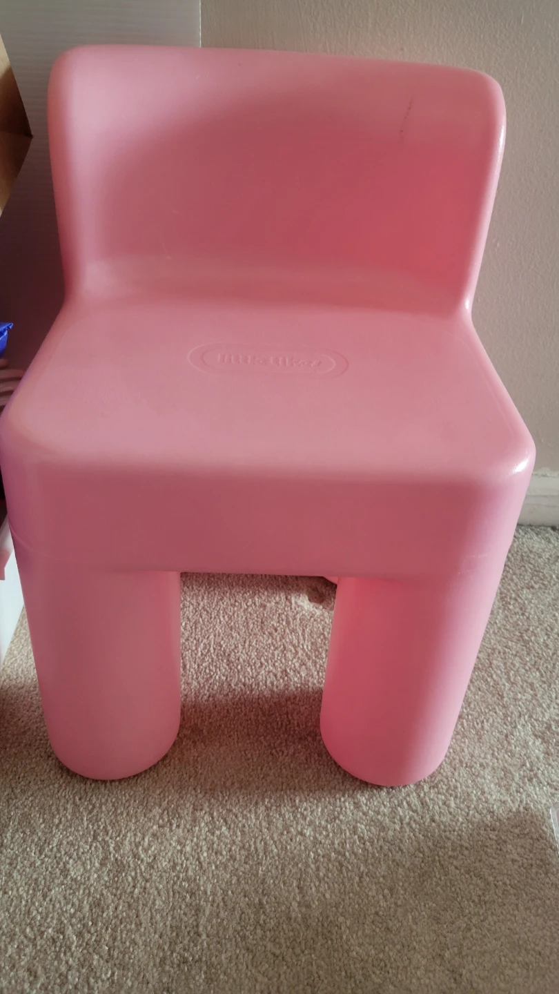 Little Tikes Pink Plastic Kids Chair