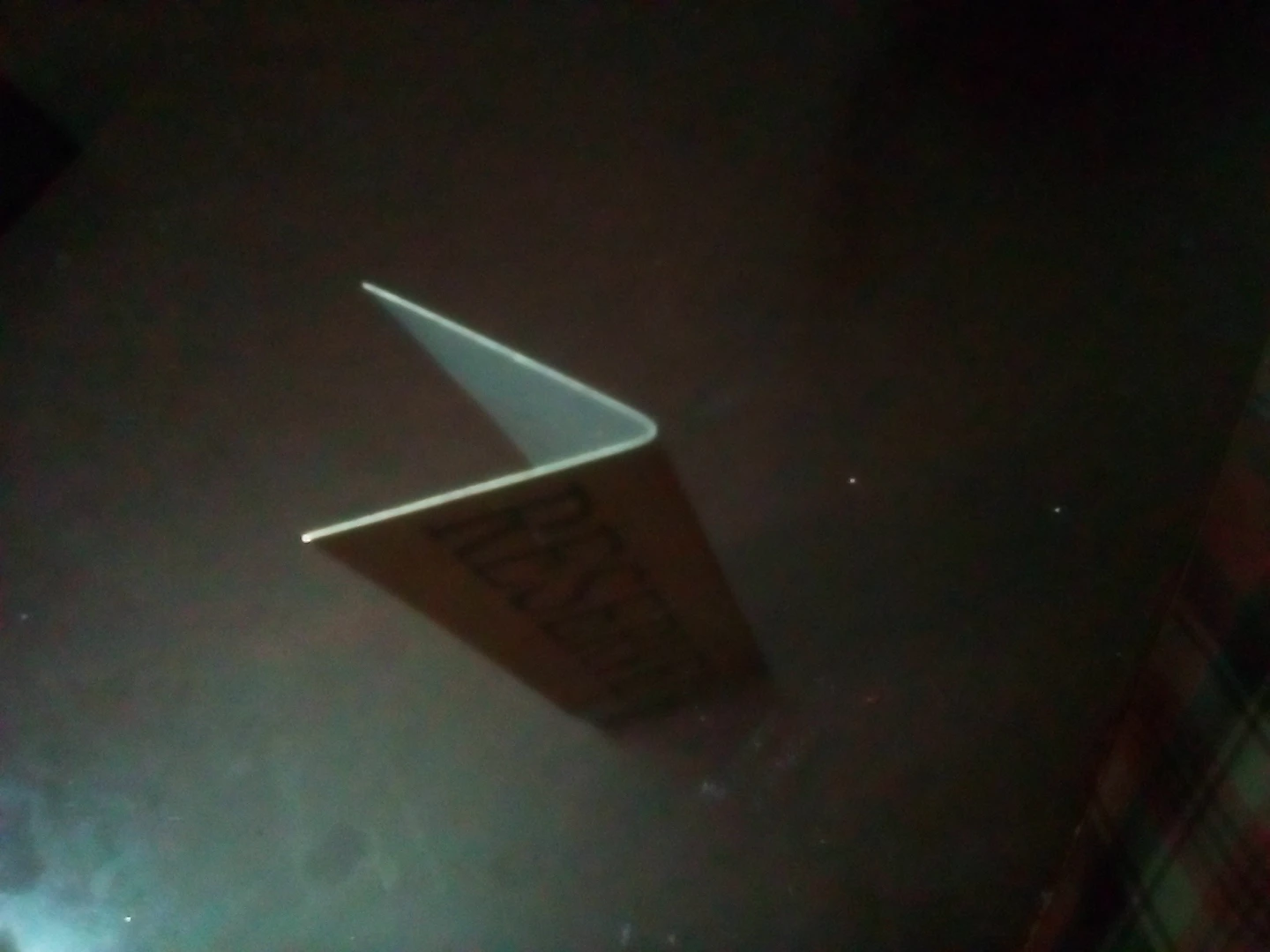 Metal "Reserved" Table Tent Sign - photo 4