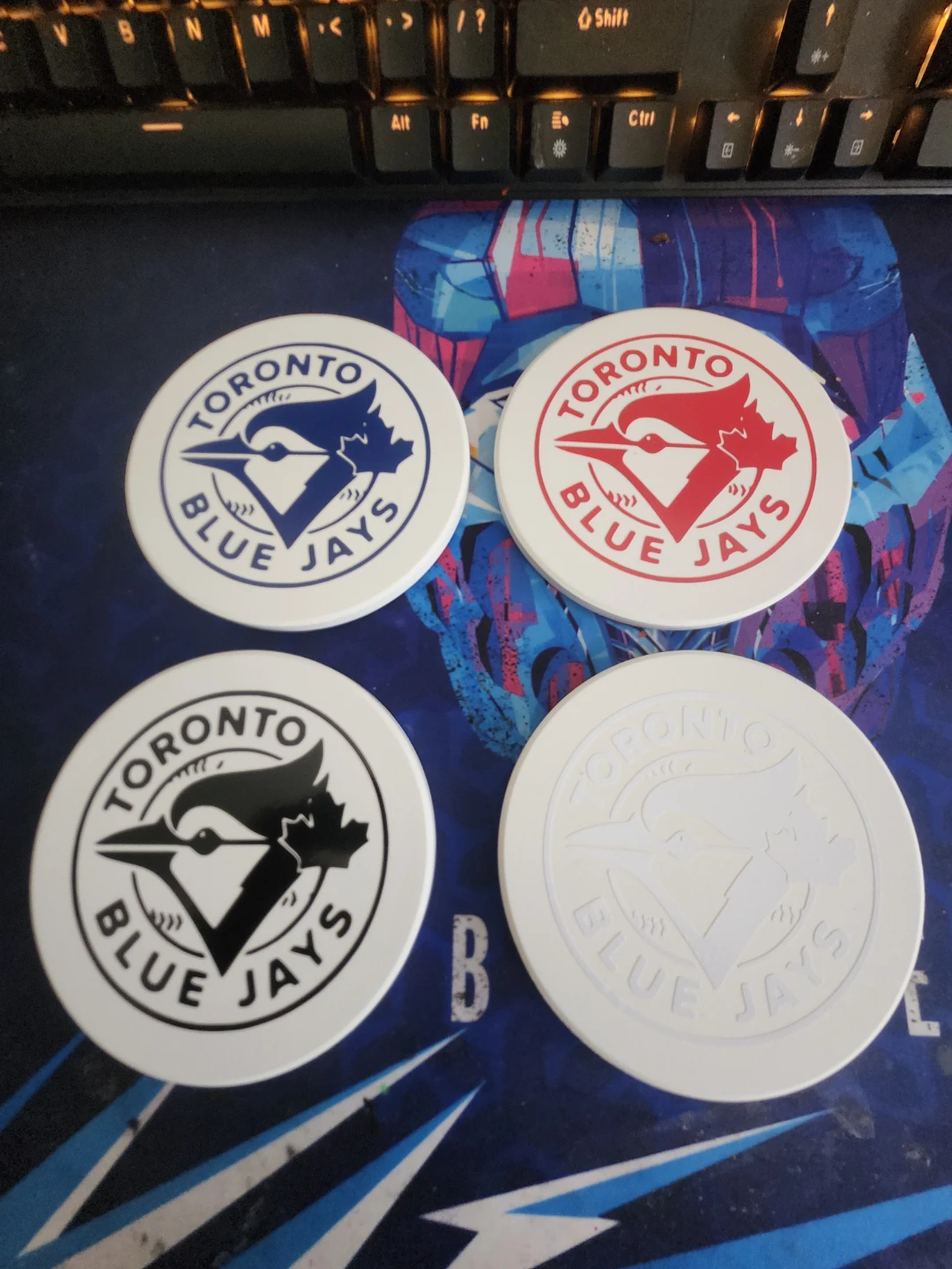 Toronto Blue Jays Logo Stickers and Coasters - photo 3
