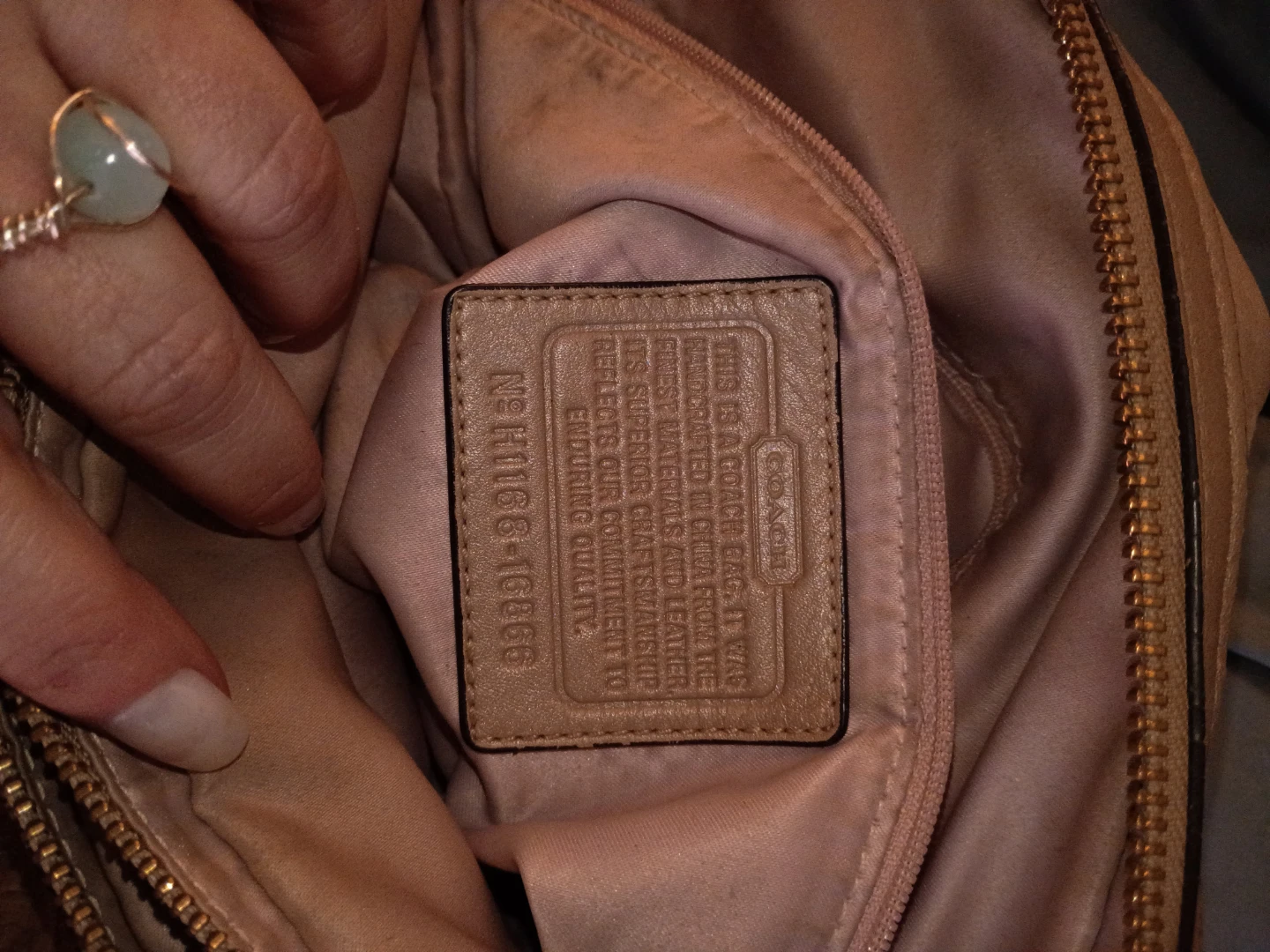 Coach Leather Satchel Bag - photo 3