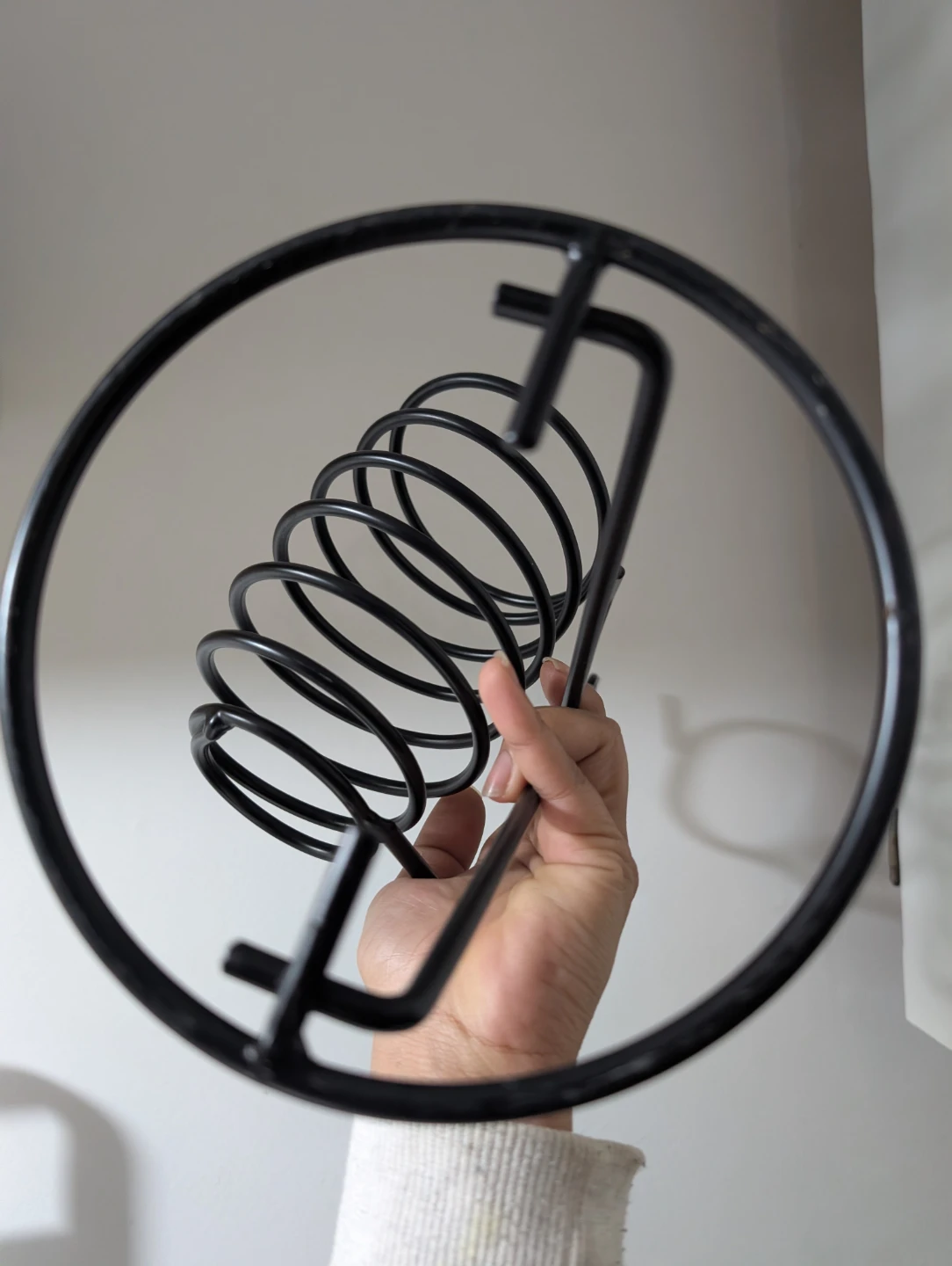 Black Metal Wire wine bottle  Holder - photo 2