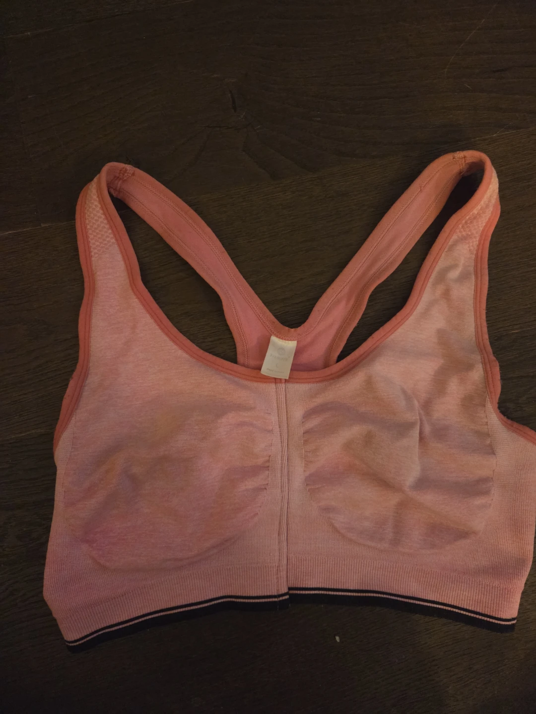 VELICITY Pink Sports Bra - Size L
