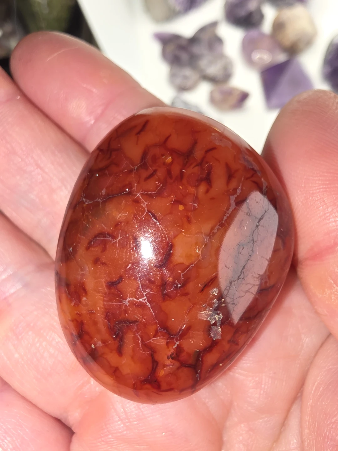 Carnelian crystal