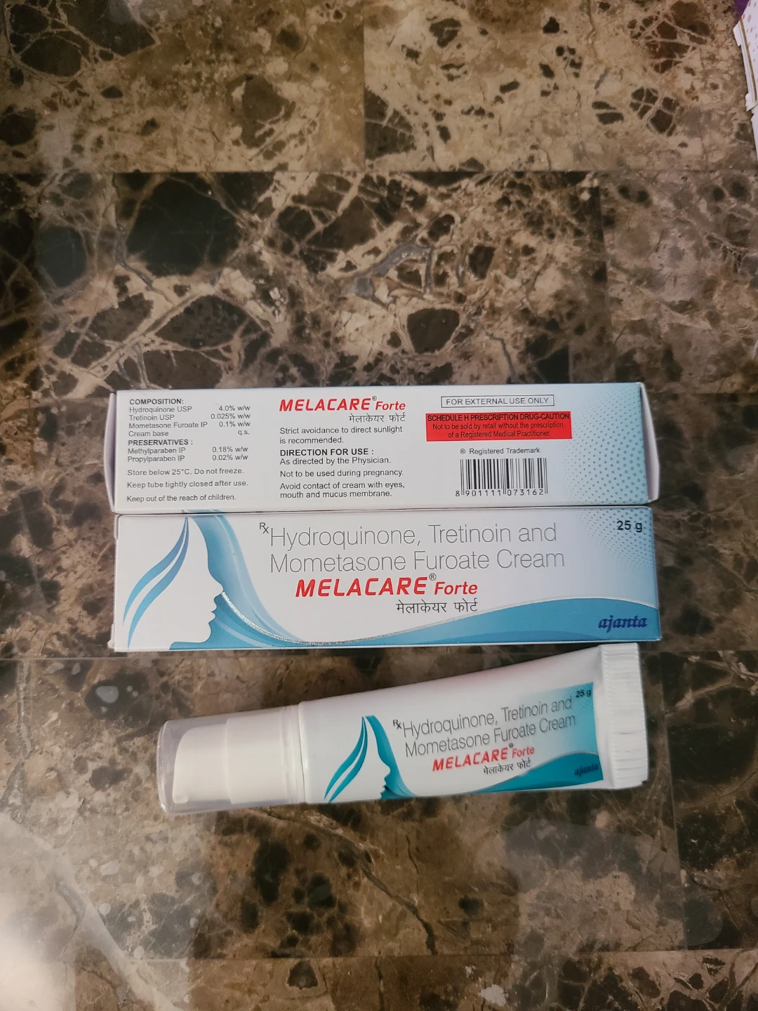 MELACARE Forte Hydroquinone 4%, Tretinoin 0.025% - photo 2