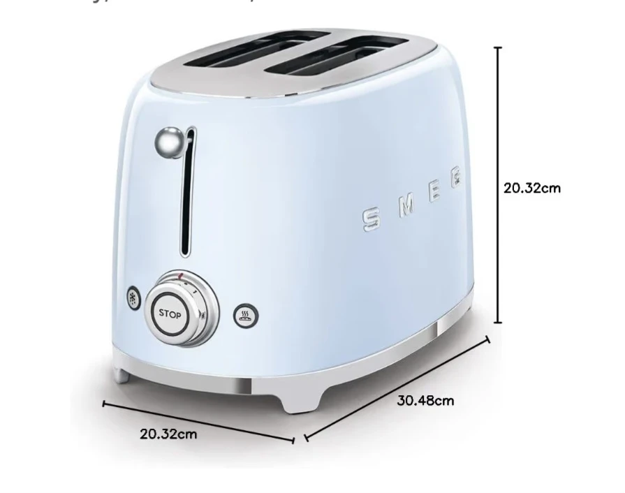 BRAND NEW Sealed Smeg 2-Slot Toaster - Grey - photo 4