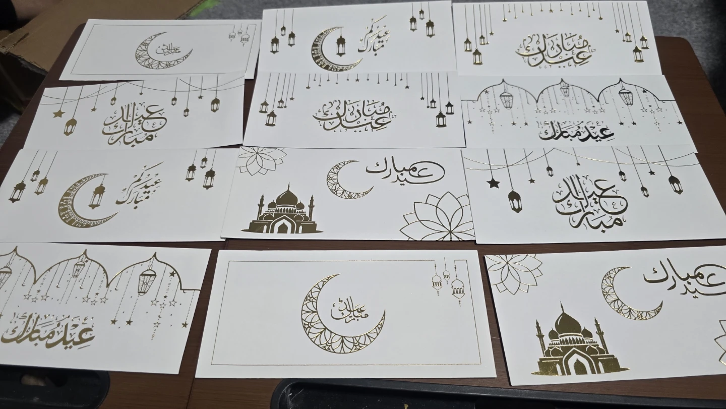 Eid Mubarak Envelopes and Cards Assortment