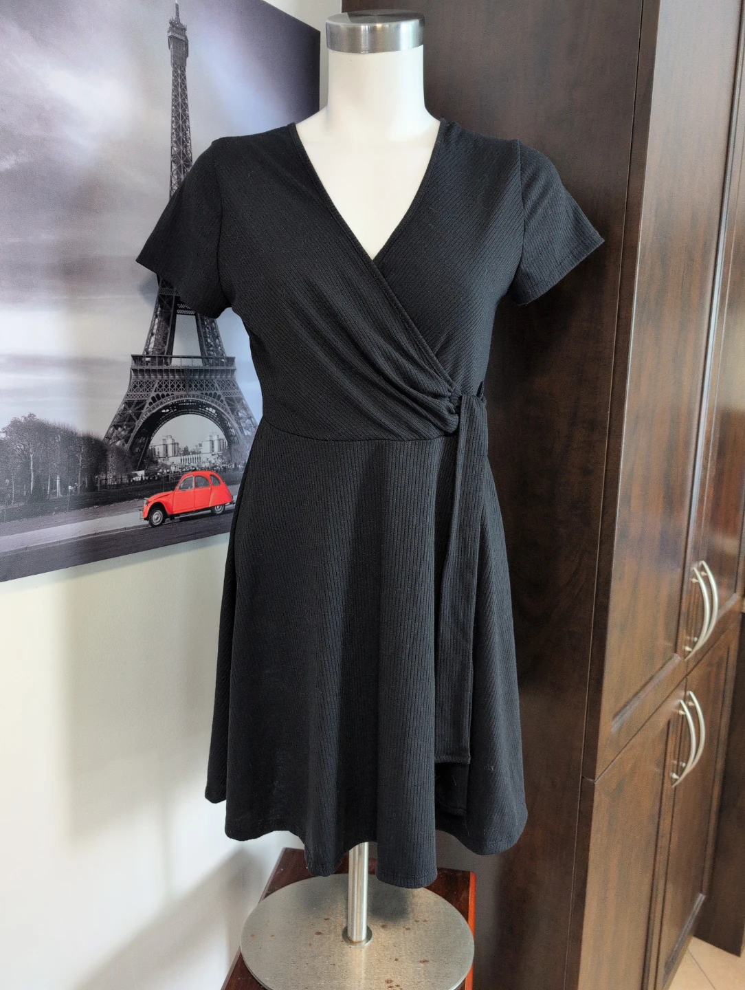Rolla Costa Black Wrap Dress - photo 2