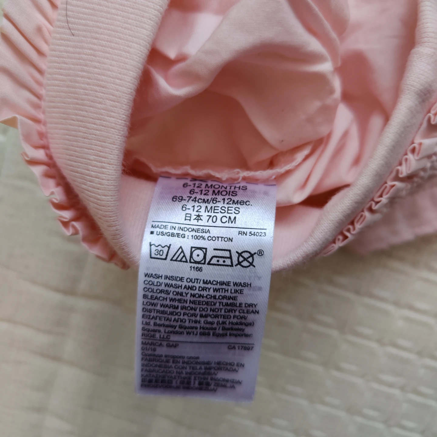 New Baby Gap Ruffle-trim bubble shorts - 6-12 Months - photo 4