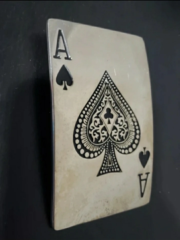 Ace of Spades Belt Buckle