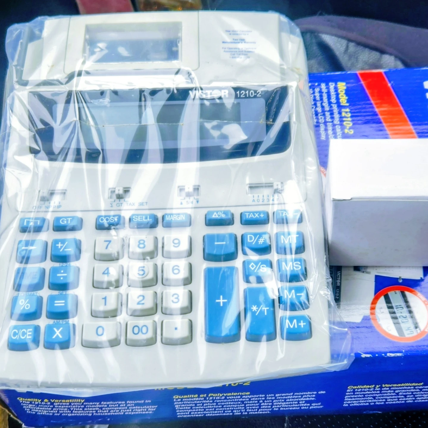 Victor 1210-2 Printing Calculator with Time/Date