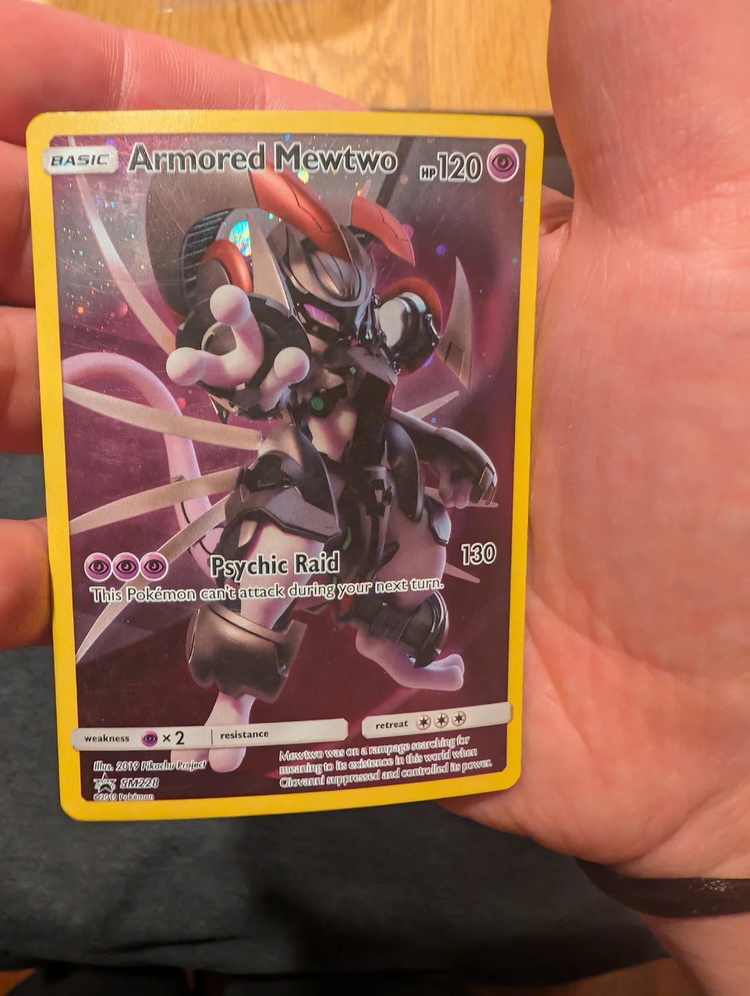Armored Mewtwo - SM228 - Pokemon Sun & Moon Promo