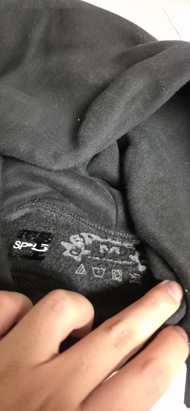 Sp5der Hoodie Black Spiderweb Graphic - photo 2