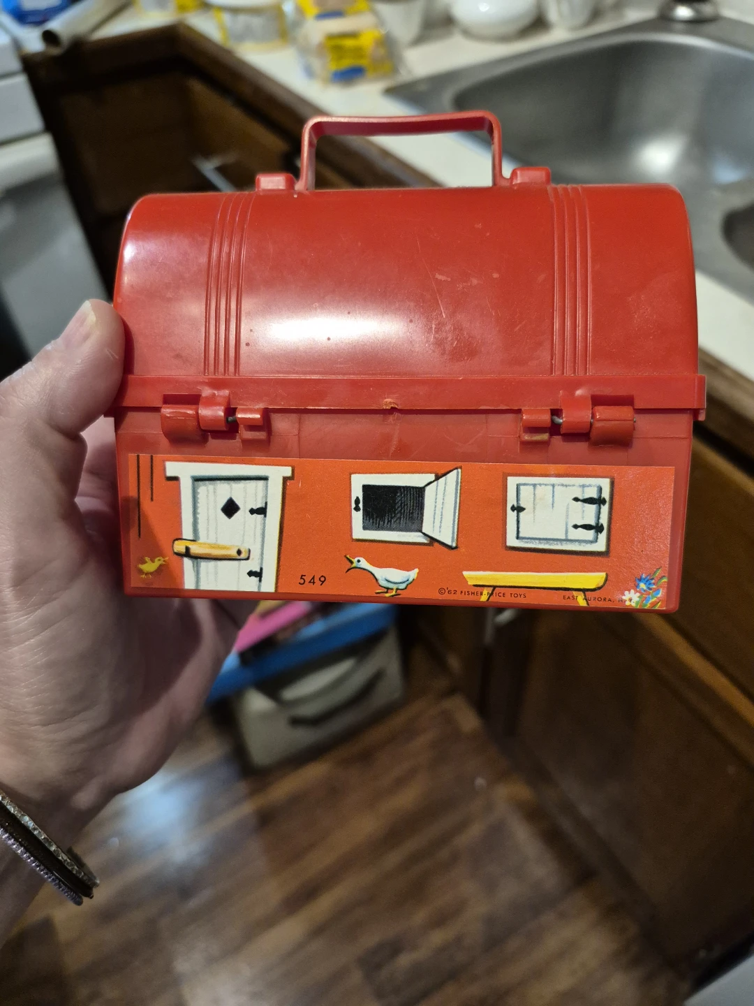 Fisher-Price Red Barn Lunch Box