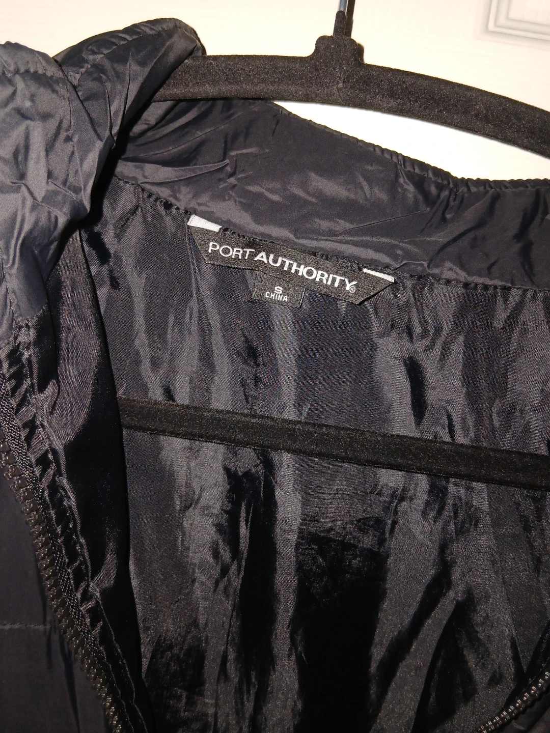 Port Authority Black Puffer Jacket - Size Small - photo 4
