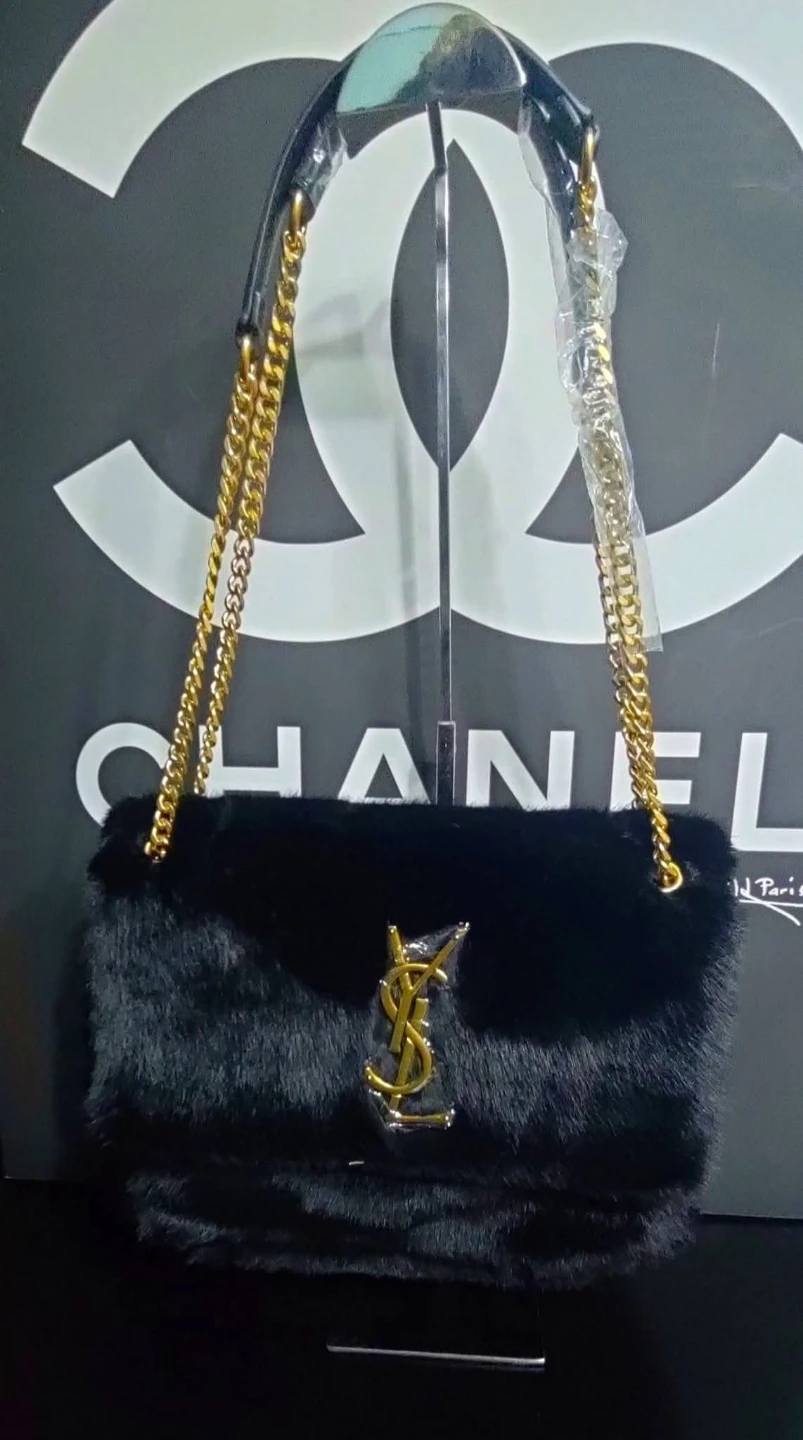 Saint Laurent Fur Shoulder Bag - photo 3