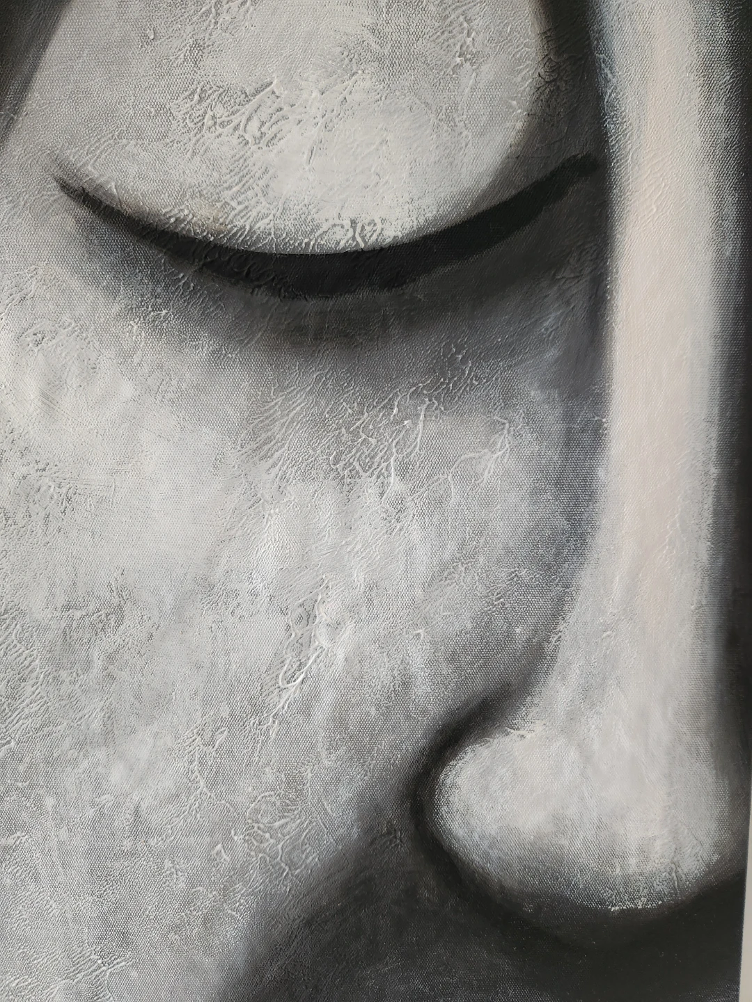 Triptych Buddha Face Canvas Wall Art - photo 2