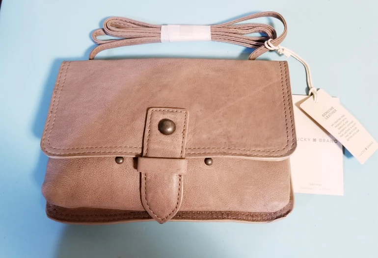 NWT Lucky Brand Convertible Grey Crossbody bag🏆 - photo 2