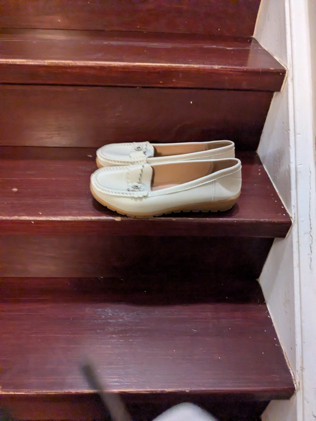 Women's Cream Loafers